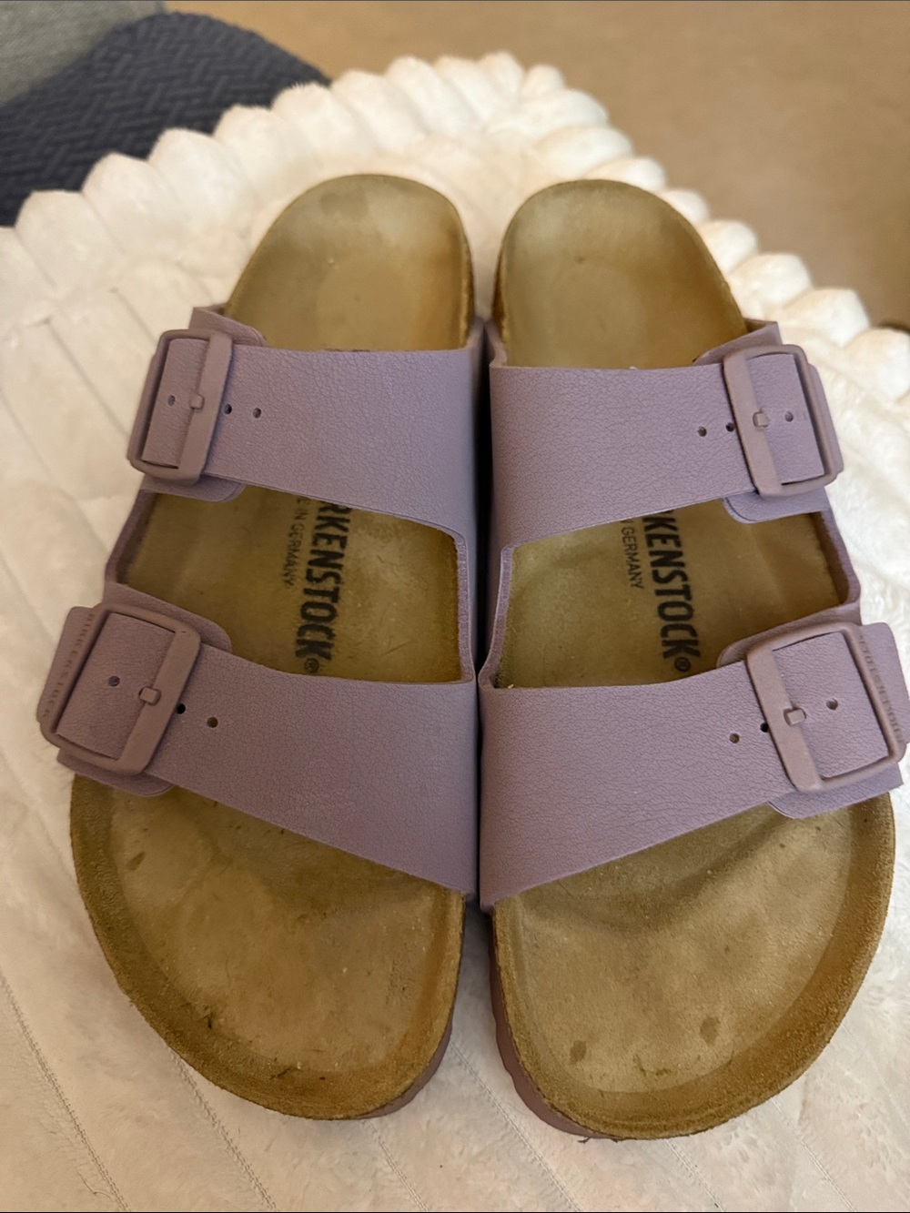 Birkenstock Two-Strap Sandals in Lavender